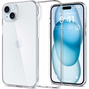 Spigen Liquid Crystal iPhone 14 Plus -kotelo - Kirkas