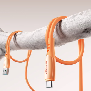 Joyroom S-A59 Vibrant Series 3A USB-A - USB-C Kaapeli 1,2m - oranssi