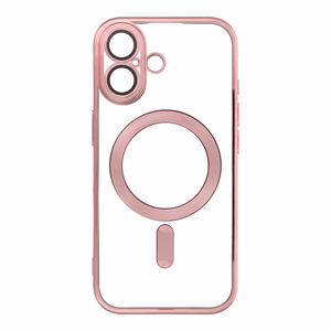 Suojakuori iPhone 17 Electro Mag Cover MagSafe-yhteensopiva kultainen-ruusuinen