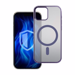 3mk Frosty MagCase violetti Suojakuori Apple iPhone 12 Pro Max:lle - violetti