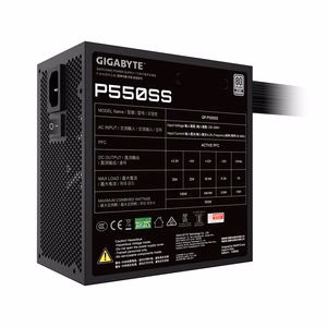 GIGABYTE 550 Watts Efficiency 80 PLUS SILVER PFC Active MTBF 100000 hours GP-P550SS (Power Supply)