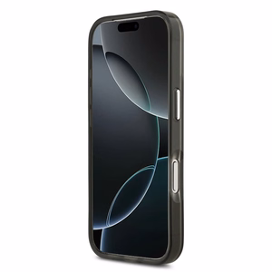 GUESS suojakuori IPHONE 17 Pro:lle MagSafe-yhteensopiva GUHMP17LHGTMLCGK (IML Gradient W/ Triangle Logo) musta