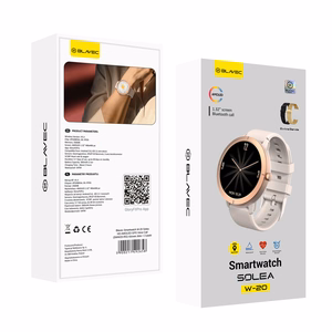 Blavec Smartwatch W-20 Solea HD AMOLED GPS Voice Call (SWW20-RG) rose gold + 2 bands