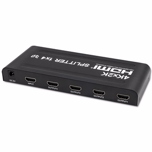 Qoltec 51798 Aktiivinen HDMI-Jakolaite 4x HDMI 4K 3.4Gb/s