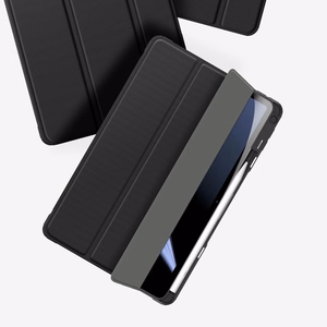 Dux Ducis Toby panssaroitu Flip Smart Case Oppo Pad kynänpidikkeellä Musta