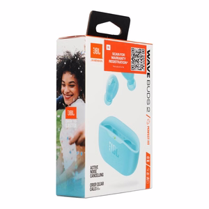 Langattomat kuulokkeet ANC JBL Wave Buds 2 sininen