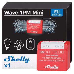 Shelly Wave 1PM Mini LR Smart Z-Wave Relay