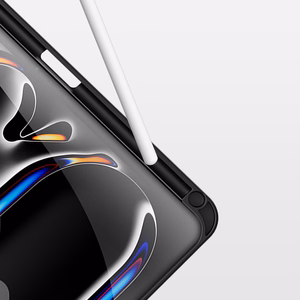 DUX DUCIS Domo Taitettava Suojakuori kynäsäilytyksellä iPad Pro 11 (2024):lle - musta