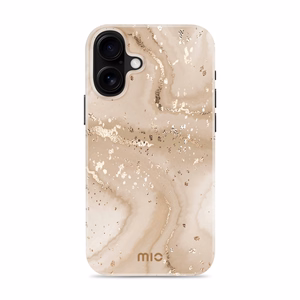 MIO Gold Marble Magsafe suojakuori iPhone 16 Plus