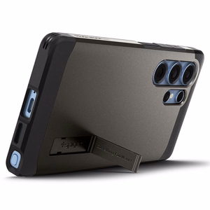 Spigen Tough Armor MagSafe suojakuori Samsung Galaxy S25 Ultra -puhelimelle - harmaa