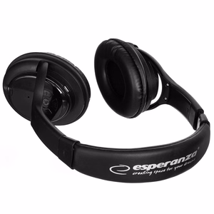 Esperanza Libero EH163K kuulokemikrofoni langaton pääpanta musiikki Mini-USB Bluetooth musta