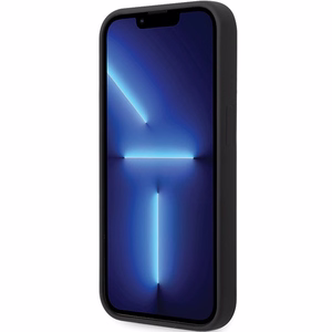 BMW BMHMP14LSILBK2 Suojakuori iPhone 14 Pro:lle - musta Signature Liquid Silicone MagSafe