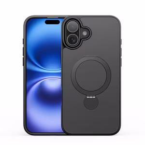 Puhelimen suojakuori Dux Ducis Yind 360 Ring Stand Apple iPhone 16 Pro Max musta