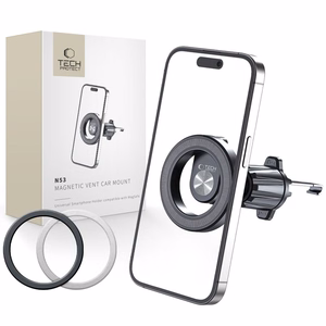 Tech-Protect N53 auton puhelinteline MagSafella ilmanvaihtoaukkoon - musta