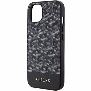 Guess GCube Stripes MagSafe Suojakuori iPhone 15 / 14 / 13:lle - musta