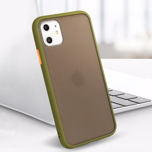 Vennus Color Button Bumper Samsung Galaxy S21 Ultra:lle oliivi