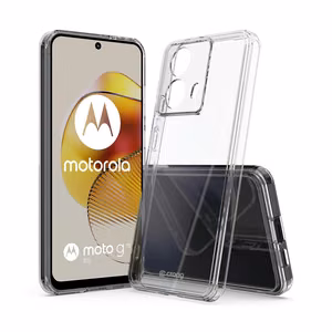 Crong Crystal Shield Cover suojakuori Motorola Moto G73 -laitteelle, läpinäkyvä