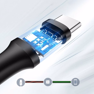 Ugreen US184 20882 USB-A 3.0 / USB-C 3A -kaapeli 1 m - musta