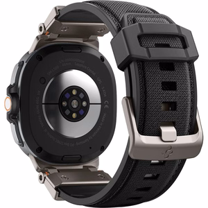 Spigen DuraPro Armor -ranneke mallille Samsung Galaxy Watch 40/44/46 mm – musta