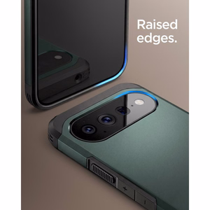 Spigen Tough Armor Mag MagSafe -suojakuori Google Pixel 11 -mallille, tummanvihreä