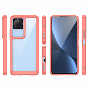 Outer Space Case Xiaomi Poco F4 5G kansi joustava runko punainen