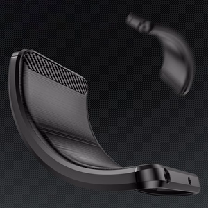 Carbon Case Flexible Silicone for Nothing Phone (3a) - Black
