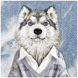 Nimmy Gentle Pets Series Dog MagSafe Suojakuori iPhone 17 Pro Max - Harmaa