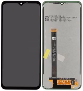 LCD-näyttö Samsung G556 Xcover 7 5G kosketusnäytöllä musta alkuperäinen (service pack)