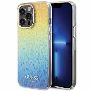 Guess IML Faceted Mirror Disco Iridescent Suojakuori iPhone 15 Pro Max:lle - monivärinen
