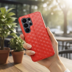 Flip case for Xiaomi 17 ULTRA Cubic Book red