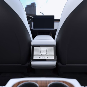 Spigen Glas.tR Slim Karkaistu lasi Tesla Model X 2022 / Model S 2021:lle - musta