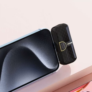 Dudao K20SL 5000mAh mini-virtapankki Lightning / USB-C-liittimillä - musta