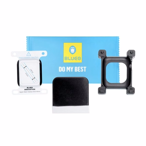 5D Mr. Monkey suojalasi - Apple Watch SE / SE 2 / SE 3 44MM musta (Strong HD)