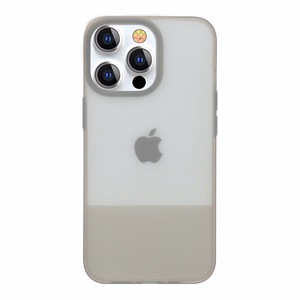 Kingxbar Plain Series tapauksessa kansi iPhone 13 Pro Max silikoni tapauksessa harmaa