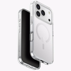 Uniq Clario Magclick lataussuojakuori iPhone 17 Pro:lle - läpinäkyvä