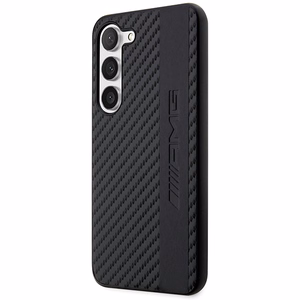 AMG AMHCS23SBLSCA S23 S911 musta/musta kovakuori Carbon Stripe & Embossed