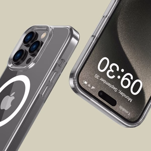 Tech-Protect FlexAir Hybrid MagSafe Suojakuori iPhone 16 Pro:lle - läpinäkyvä