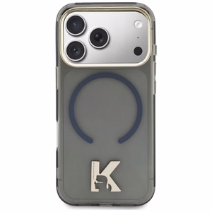 Karl Lagerfeld IML K Head Logo MagSafe Suojakuori iPhone 17 Pro Max:lle - Musta