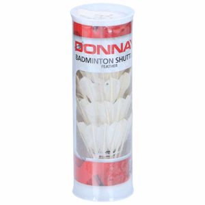Donnay sulalliset sulkapallot, 5 kpl, valkoiset