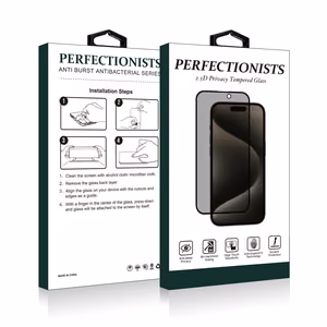 Karkaistu lasi 2.5D Privacy Perfectionists Apple iPhone 12 mini musta