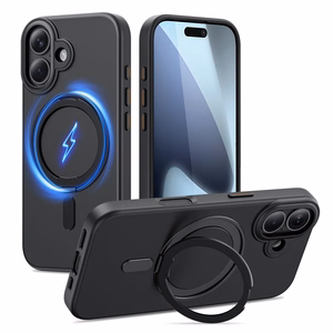 Tech-Protect MagRing MagSafe Suojakuori iPhone 17:lle - Matta Musta