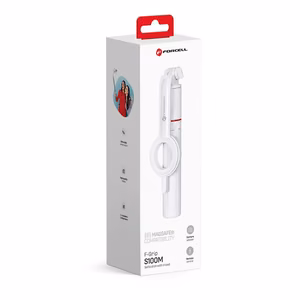 FORCELL F-GRIP MagSelfie S100M selfie stick with wireless remote control white
