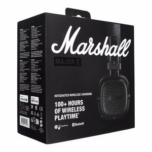 Langattomat Marshall Major V -kuulokkeet, Pitch Black