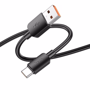 Kaapeli USB-A - USB-C Hoco PD 6A 100W 1 m X96 musta