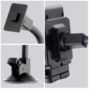Car phone holder Forcell F-Grip Regular 17 cm windshield / dashboard / air vent black