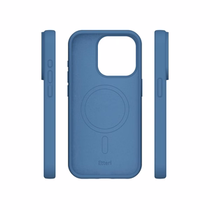 Etteri silikoninen Mag suojakuori iPhone 15 6,1" tummansininen