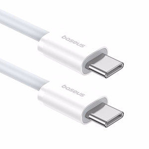 Baseus Superior Series ll USB-C - USB-C 30W 480Mb/s -kaapeli 1 m - valkoinen