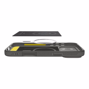 Spigen Rugged Armor Mag MagSafe Suojakuori iPhone 17 Pro:lle - harmaa
