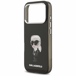 Karl Lagerfeld IML Aquarelle Karl & Logo MagSafe Suojakuori iPhone 17 Pro:lle - musta
