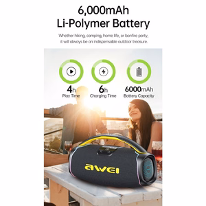 Awei KA16 60W langaton Bluetooth kannettava kaiutin musta